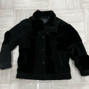 Levis black sherpa jacket